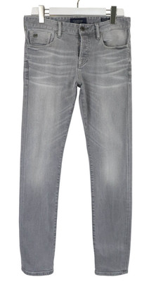 Scotch & Soda Ralston Jeans Herren W30/L32 Grau Slim Neu Schnurrhaare Knopf Fly