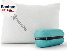 Small Shredded Memory Foam Pillow for Travel and Camping - Compressible Medium F