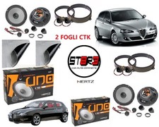 Kit 8 Casse Altoparlanti Hertz Anteriori e Posteriori per Alfa Romeo 147 sql