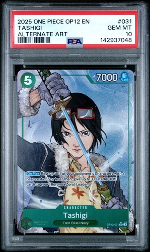 Tashigi (Alternate Art) graded PSA 10 for sale on eBay
