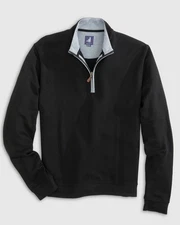 johnnie-O Sully 1/4 Zip Pullover Black Size L