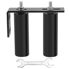 6"Gate Roller Guide Sliding Hardware with L-Sliding Brackets Kit Universal