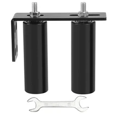 6"Gate Roller Guide Sliding Hardware with L-Sliding Brackets Kit Universal