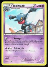 Toxicroak 66/149 Rare Boundaries Crossed Pokemon EN Lightly Played