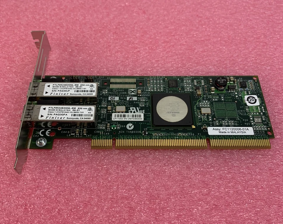 IBM Finisar 10N8620 4Gbps DDR PCI Fiber Channel Card - Image 2 of 4