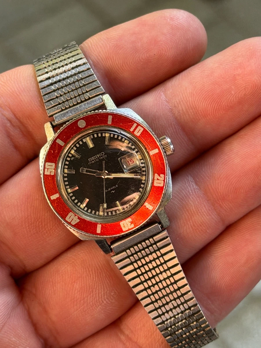 Seiko Red Wristwatches for sale - eBay