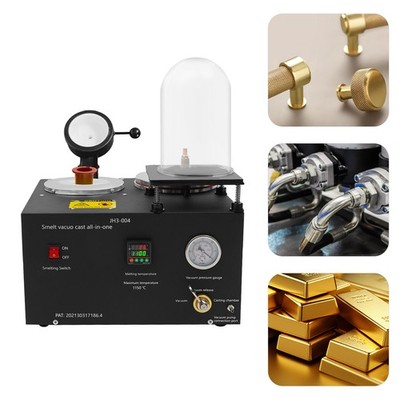 2KG Cast Vacuum Machine 1/2HP Jewelry Silver Precious Metal Melting Casting Tool