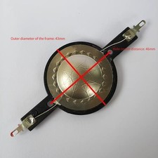 25.5mm Titanium Dome Voice Coil Assembly - 8 Ohm 30-80W for 1" Tweeter Repair