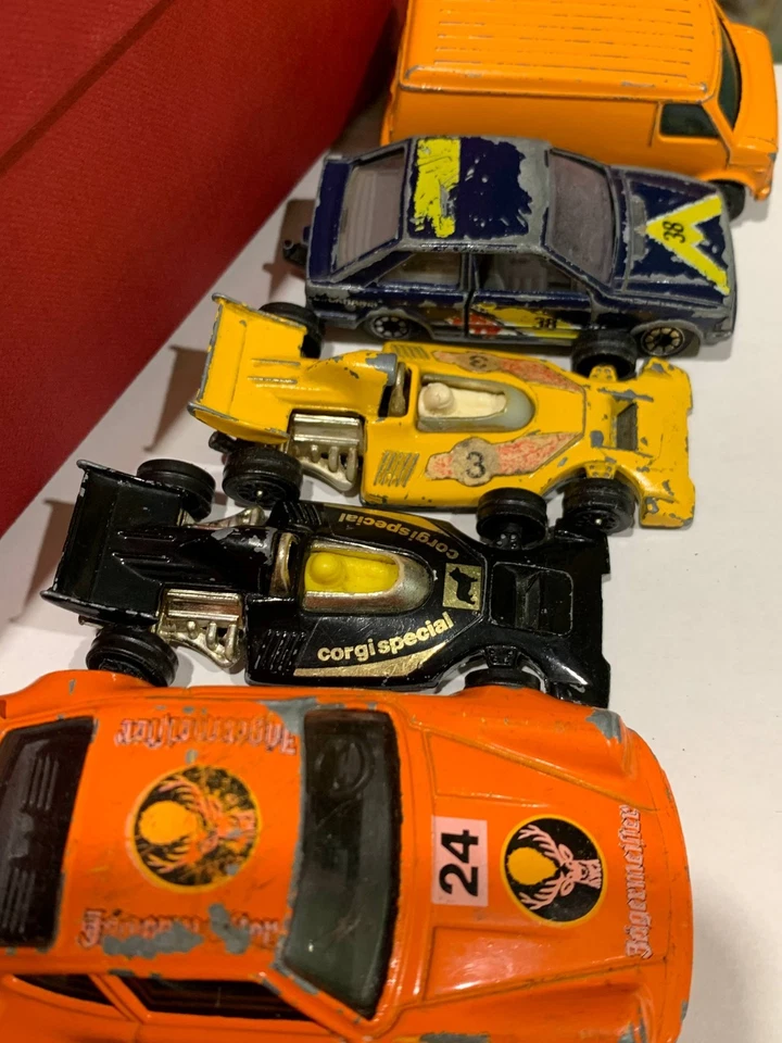 Vintage Corgi & Corgi Juniors Porsche & Ford & Formula Racer & Van Diecast Cars - Image 2 of 4