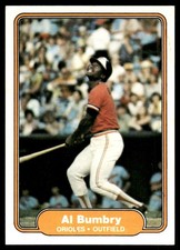 Al Bumbry 1982 Fleer #159 Baltimore Orioles MLB READ FREE SHIPPING AutographDen