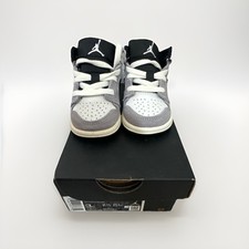 Jordan 1 Mid Se Craft - Cement Grey/Black and White - Toddler Size 3C