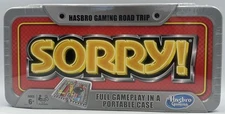 SORRY! Board Game by Hasbro in Portable Travel Case Road Trip Full Gameplay