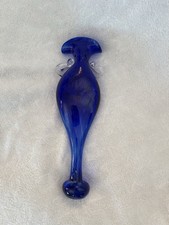 Hand Blown Cobalt Blue Glass Vase