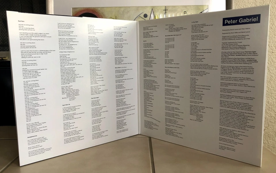 Peter Gabriel "So" - 2 LP 45 RPM Numbered Edition - Hard to Find!!  No. 001210 - Image 3 of 4