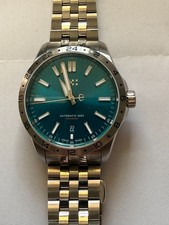 Christopher Ward C63  Sealander GMT Automatic Dive Watch 39mm - Teal dial
