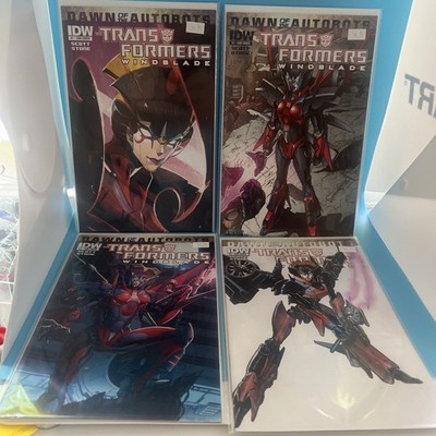 Transformers Windblade 1 2 3 4   Complete Set   IDW Comics 2014