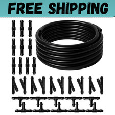 Windshield Washer Hose Kit 4m Flexible Durable Rubber Washer Fluid Tubing 30
