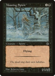 Moaning Spirit Portal Second Age Common NM Magic: The Gathering  Normal