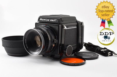 [ N Mint ] Mamiya RB67 Pro Camera Sekor 127mm F3.8 Lens 120 Film Back From JAPAN