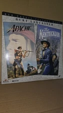 "Apache & The Kentuckian" Burt Lancaster MGM Double Feature Laserdisc LD, 1997