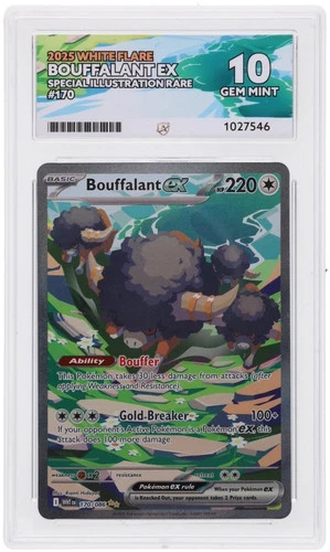 ACE 10   - Bouffalant ex - 170/086 - White Flare - Pokemon