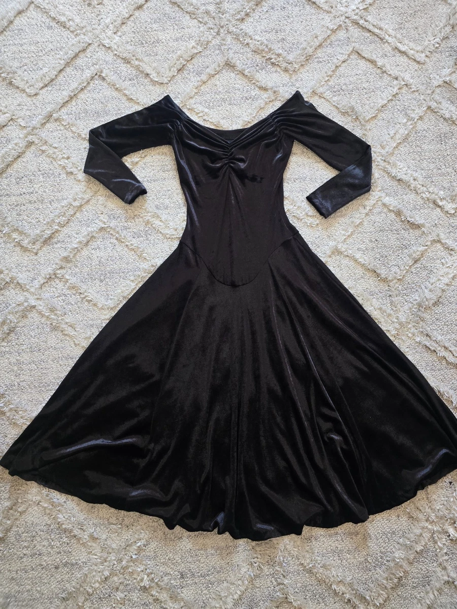 black velvet vintage dress Dresses for Women for sale Its very comfortable and Size:US 18 elegant long velvet dress Maxi Dresse Loft Smocked Strappy Mini
