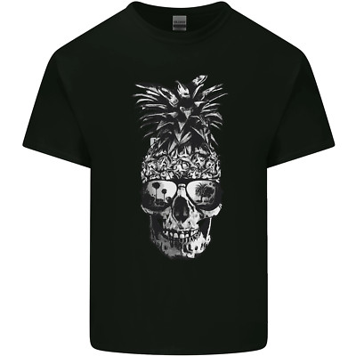 Pineapple Skull Surf Surfen Surfer Urlaub Kinder T-Shirt Kinder