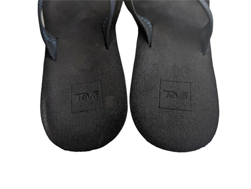 Teva Mush Mandalyn schwarze Damen-Riemensandalen mit Keilabsatz Größe 10 1000093B - Bild 4 von 6