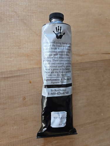 Daniel Smith Relief Ink New Out Of Production Red Umber Green Violet Blue Rare - Picture 9 of 10