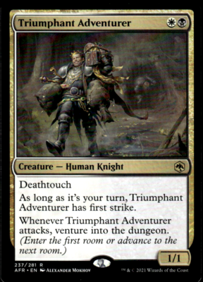 MTG, Triumphant Adventurer, Adventures in the Forgotten Realms 237