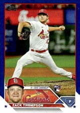 2023 Topps Royal Blue #34 Zack Thompson RC St. Louis Cardinals