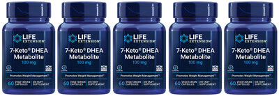 7 KETO D H E A METABOLITE FAT BURNING WEIGHT MANAGEMENT 300 Caps LIFE EXTENSION