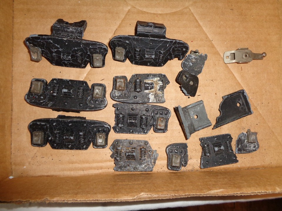 Dorfan Standard Gauge Freight Car Parts Lot Axles/Wheels/Casting pieces