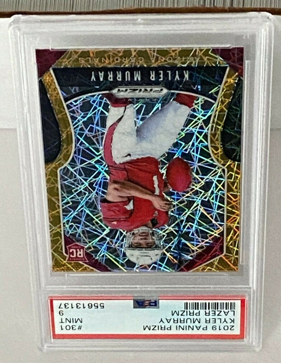 2019 Prizm Gold Lazer #301 Rookie Kyler Murray Arizona Cardinals