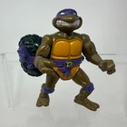 Teenage Mutant Ninja Turtles Storage Shell Donatello Figure TMNT 1990 Vintage