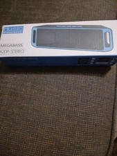 MUSIC WIRELESS SPEAKER- A2DP - MEGA BASS STEREO -USB AUX RADIO- - BLUE
