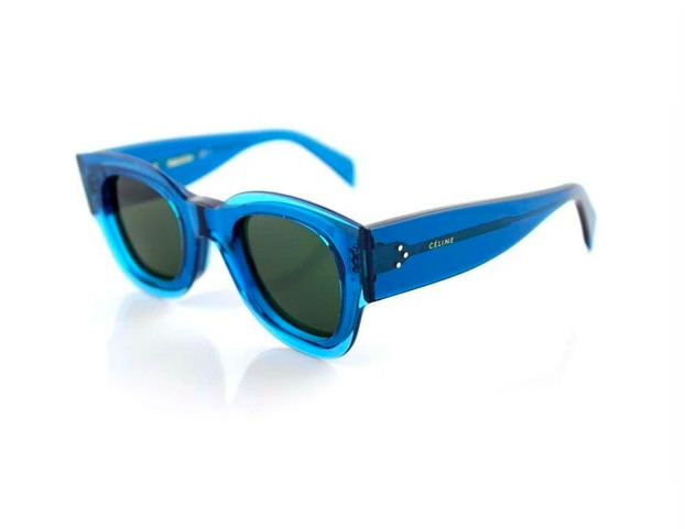 CELINE ZOE Sunglasses  Ladies Petrol Blue Crystal Sunglasses CL 41446/S MR8 QT