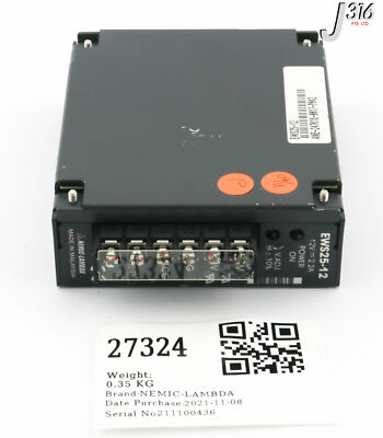 27324 NEMIC-LAMBDA POWER SUPPLY, 12V 2.2A EWS25-12 | eBay