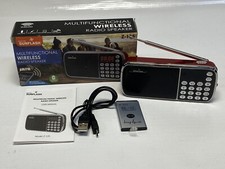 Sunflash Z-135 Multi-Functional Wireless Radio Speaker Bluetooth USB Red