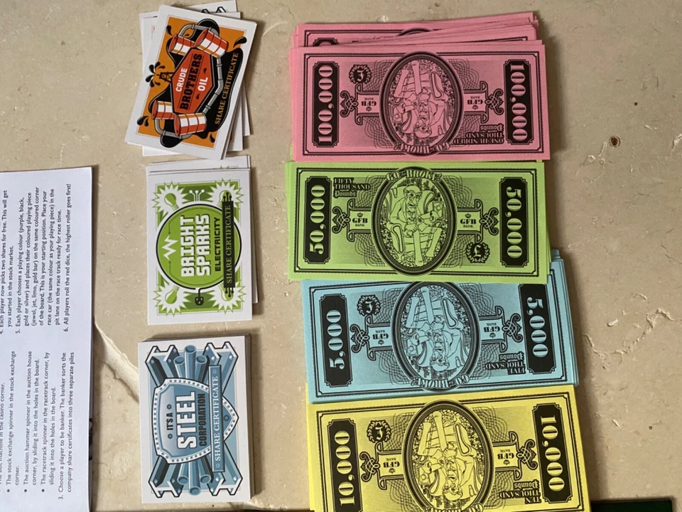 Go For Broke Board Game MB Games 100% Complete - Image 3 of 4