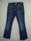 Women's NINE WEST Distressed Embellished Embroidered Boot Cut Jeans Size 2/26 Av