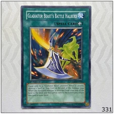 Gladiator Beast's Battle Halberd - GLAS-EN055 - Common 1st Edition Yugioh