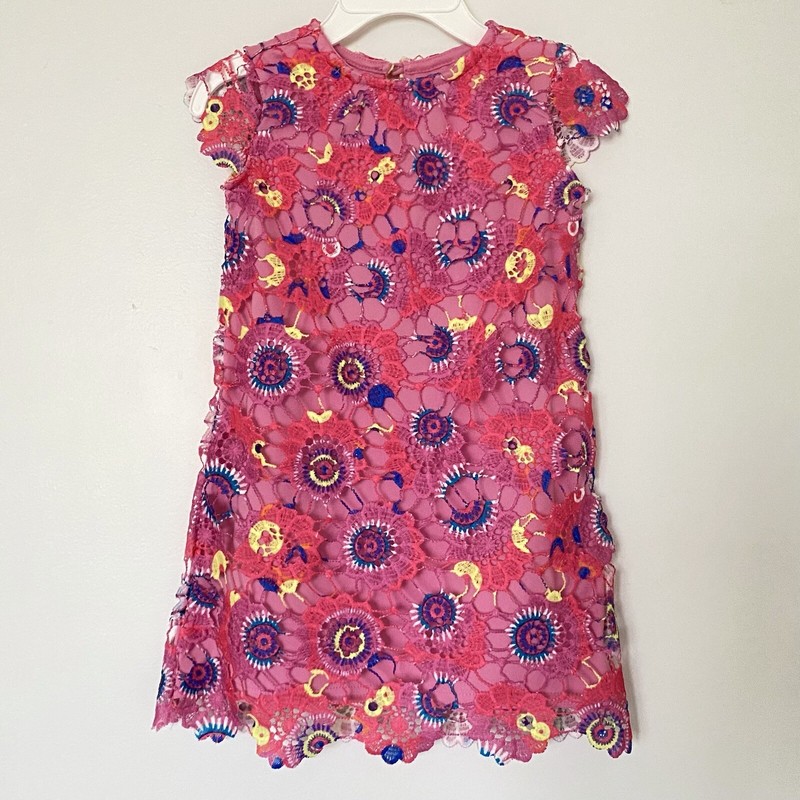 Little Angels Toddler Girl Size 2T Pink Floral Dress Special Occasion Party