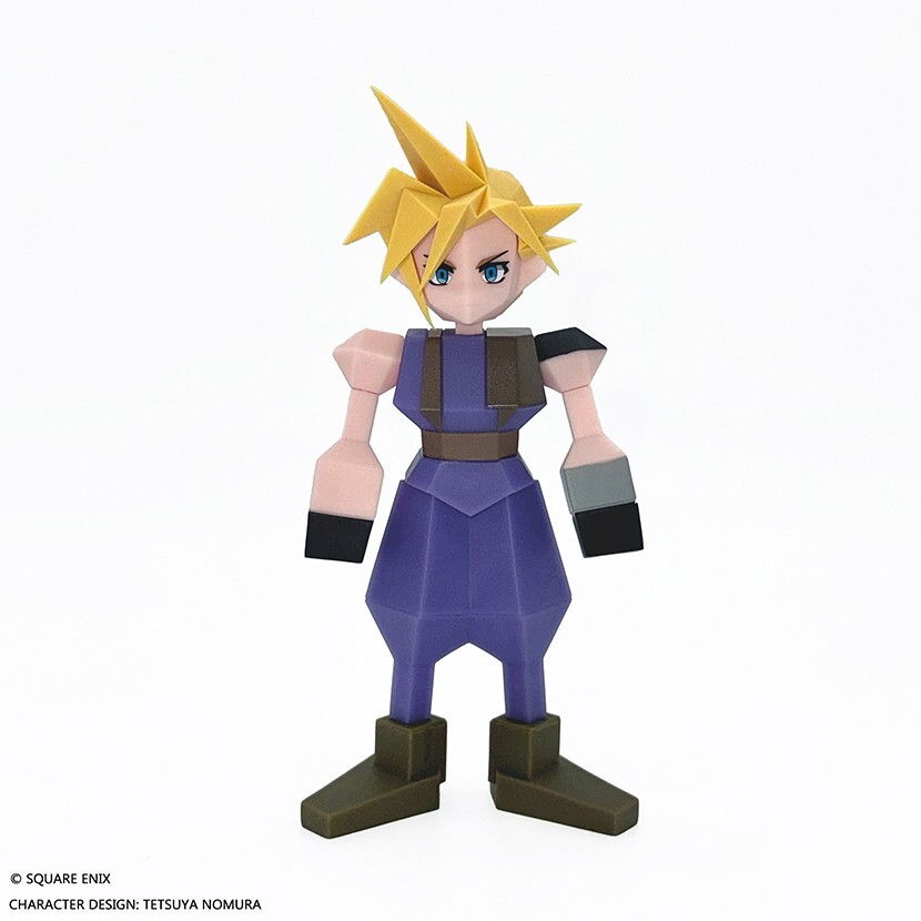 Square Enix] Final Fantasy VII Polygon Soft Vinyl Cloud Strife