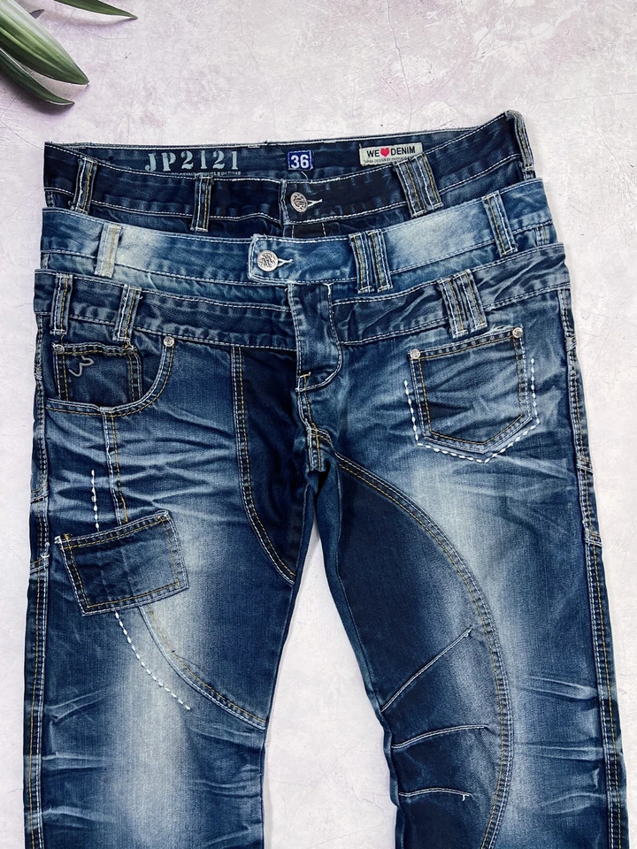 Pantalones de mezclilla japoneses Japrag de Okishana Samoko talla 36 x 36 Foto 4 de 4