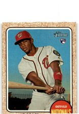 2017 TOPPS HERITAGE RAFAEL BAUTISTA RC WASHINGTON NATIONALS #583