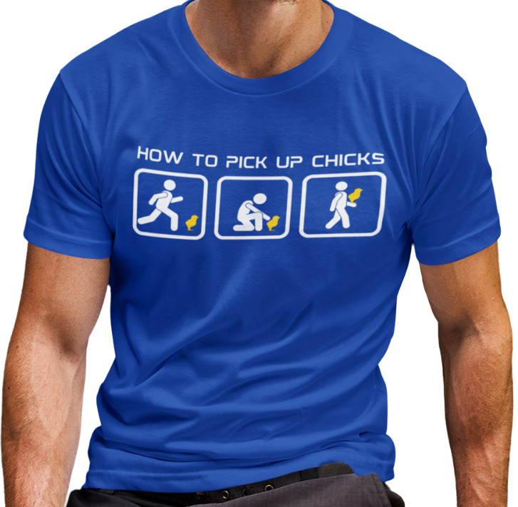 How to Pick Up Chicks Funny T SHIRT S-3XL Easter Gift Graphic Sarcastic Joke TEE image 2