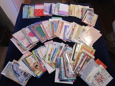 Huge Lot 300 Used Greeting Cards 1970's-2000's Christmas Birthday Holiday  Dh1