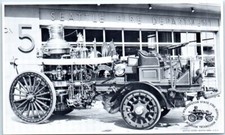 Postcard - Seagrave, American-LaFrance - Seattle, Washington