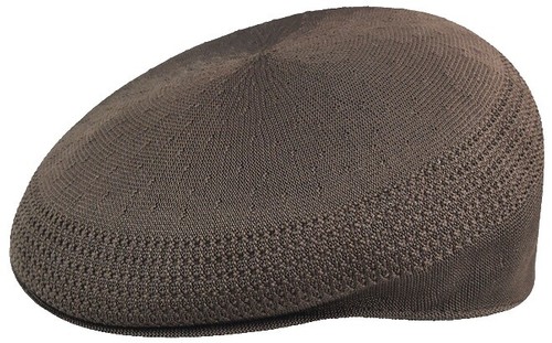 New York Hat Co Herringbone Newsboy Cap Brown size M Made in USA